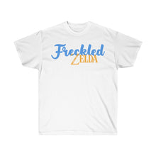 Load image into Gallery viewer, Freckled Zelda Text T-Shirt
