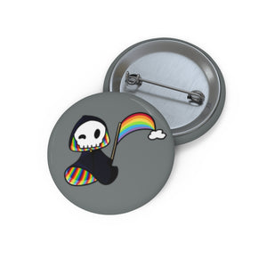 Grim Reaper with Rainbow Scythe Button