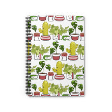 Load image into Gallery viewer, Cute Plants Spiral Notebook - Ruled Line
