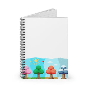 Animal Crossing Seasons Spiral Notebook - Ruled Line