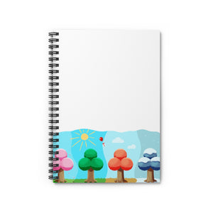 Animal Crossing Seasons Spiral Notebook - Ruled Line