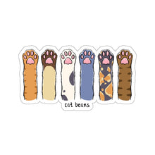Load image into Gallery viewer, Cat Beans - Cute Animal Vinyl Sticker
