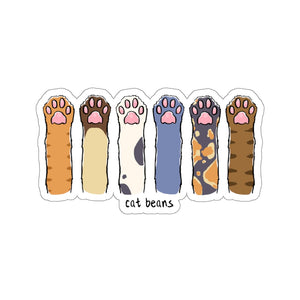 Cat Beans - Cute Animal Vinyl Sticker