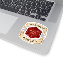 Load image into Gallery viewer, Natural Success - Dungeons and Dragons Vinyl Sticker
