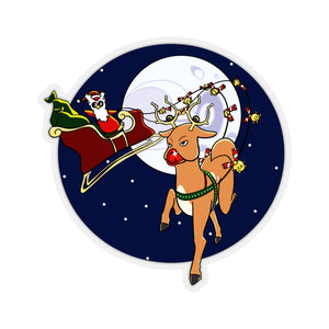 Rudolph the Red-Nosed Stantler - Christmas Pokemon Vinyl Sticker