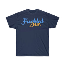 Load image into Gallery viewer, Freckled Zelda Text T-Shirt
