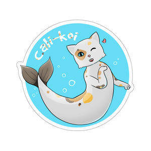 Cali-Koi - Cute Cat Pun Vinyl Sticker
