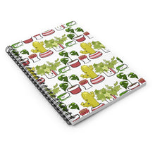 Load image into Gallery viewer, Cute Plants Spiral Notebook - Ruled Line
