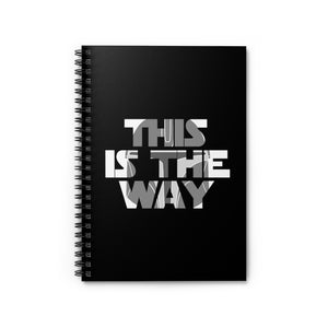 "This is the Way" - Star Wars: The Mandalorian Spiral Notebook - Ruled Line
