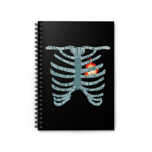 Calcifer Quotes - Howl's Moving Castle Spiral Notebook - Ruled Line