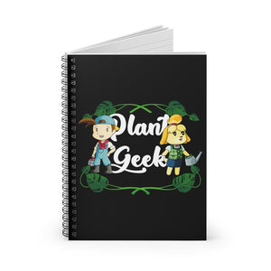 Plant Geek - Harvest Moon/Animal Crossing Spiral Notebook - Ruled Line