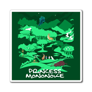 Princess Mononoke - Studio Ghibli Magnet