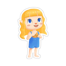 Load image into Gallery viewer, Animal Crossing Style Freckled Zelda Chibi Vinyl Sticker
