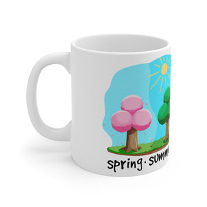 Animal Crossing's Seasons 11oz Mug