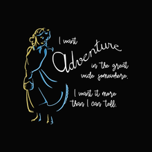 Load image into Gallery viewer, I Want Adventure - Beauty and the Beast T-Shirt
