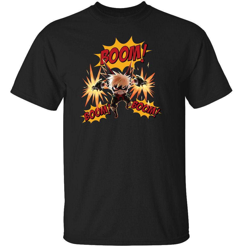 Boom!Boom!Boom! - Bakugo Katsuki - My Hero Academia T-Shirt