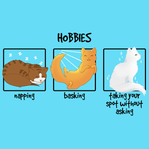 Cat Hobbies - Cute Animal T-Shirt