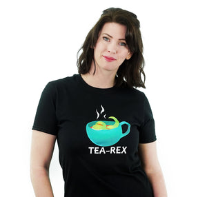 Tea-Rex - Dinosaur & Food Pun T-Shirt