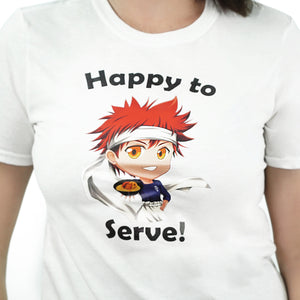 Happy to Serve! - Food Wars - Shokugeki no Soma T-Shirt