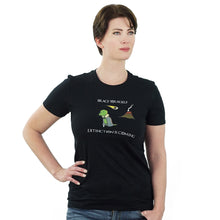 Load image into Gallery viewer, Extinction is Coming - Dinosaur &amp; Game of Thrones T-Shirt
