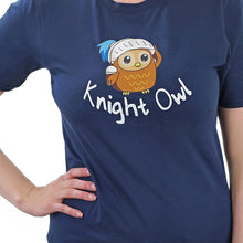 Load image into Gallery viewer, Knight Owl T Shirt from TeeRexTee.com
