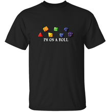 Load image into Gallery viewer, Rainbow Dice T Shirt by TeeRexTee.com
