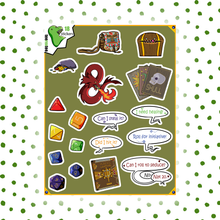 Load image into Gallery viewer, Dungeons &amp; Dragons Sticker Set
