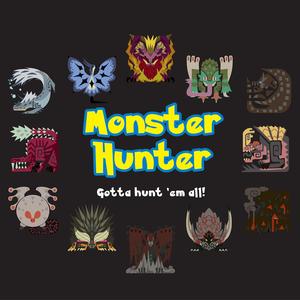 Gotta Hunt 'em All! - Monster Hunter T-Shirt