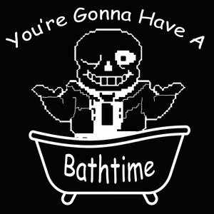 Bathtime - Undertale T-Shirts