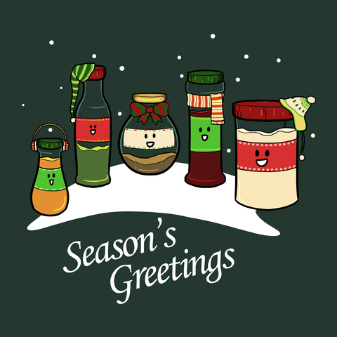 Season's Greetings - Christmas - New Year - Holidays