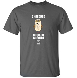 Shredded Chicken Burrito - Food Pun T-Shirt