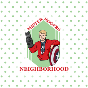 Steve Rogers' Neighborhood - Captain America Individual Sticker