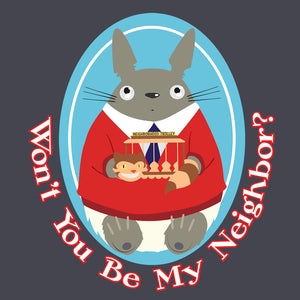 Mister Totoro's Neighborhood - Studio Ghiibli & Mister Rogers T-Shirt