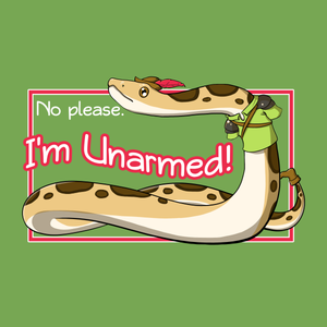 Unarmed! - Snake Pun T-Shirt
