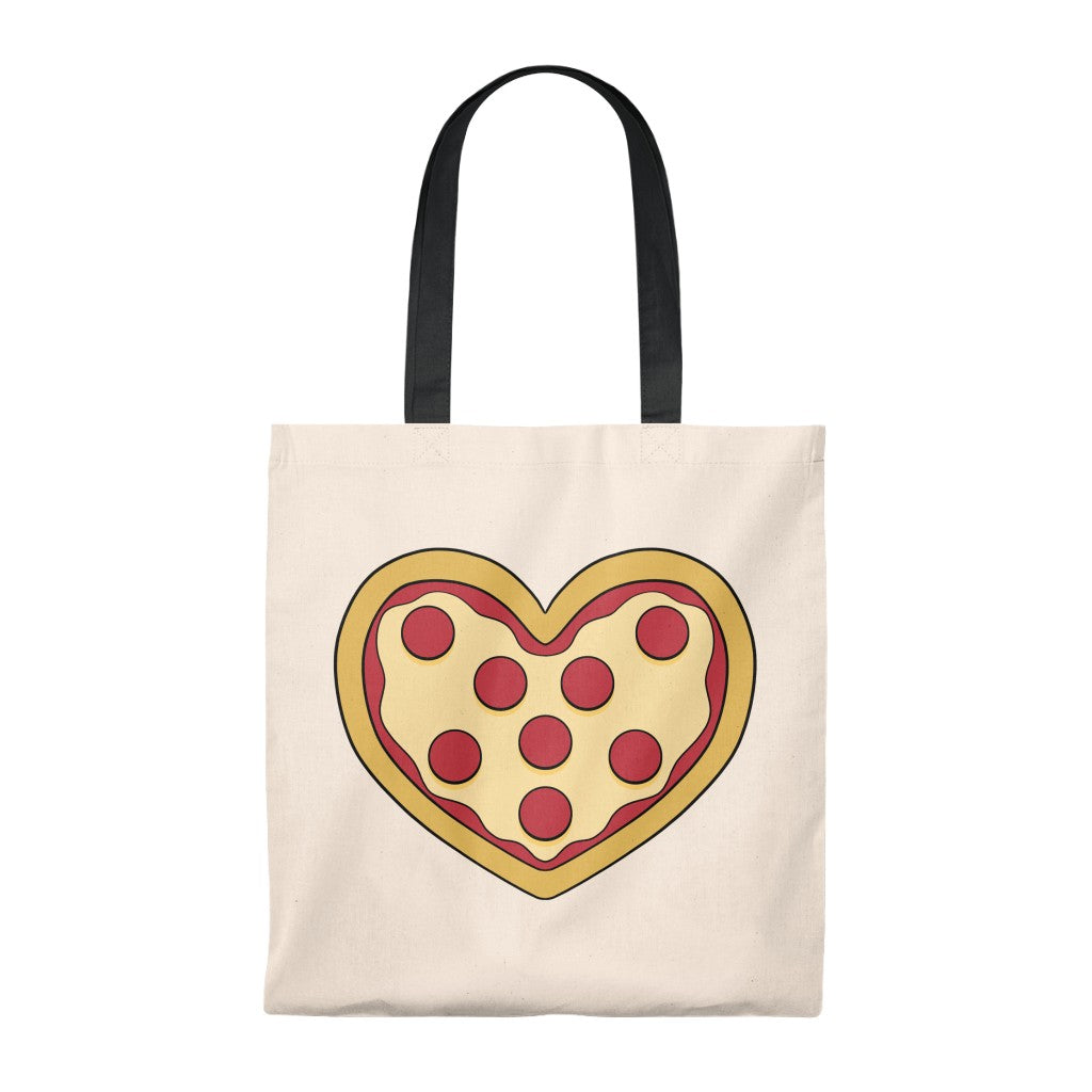 Pizza Heart Tote Bag