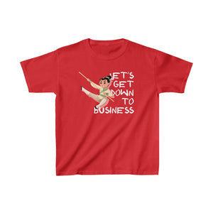 Let's Get Down to Business - Mulan Quote Kids T-Shirt