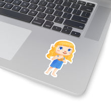 Load image into Gallery viewer, Animal Crossing Style Freckled Zelda Chibi Vinyl Sticker
