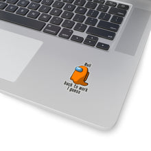 Load image into Gallery viewer, Back to Work, Ghost - Among Us Vinyl Sticker
