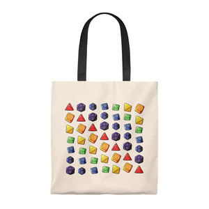 Rainbow Dice - Dungeons & Dragons Tote Bag