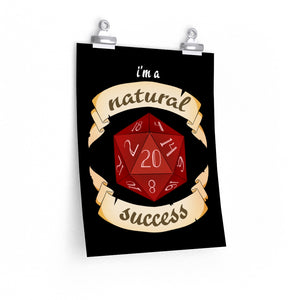 Natural Success - Dungeons & Dragons Matte Poster